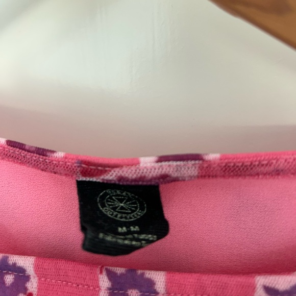 Urban Outfitters Austin Mesh Sleeveless Mini Dress Pink Floral - Picture 9 of 9